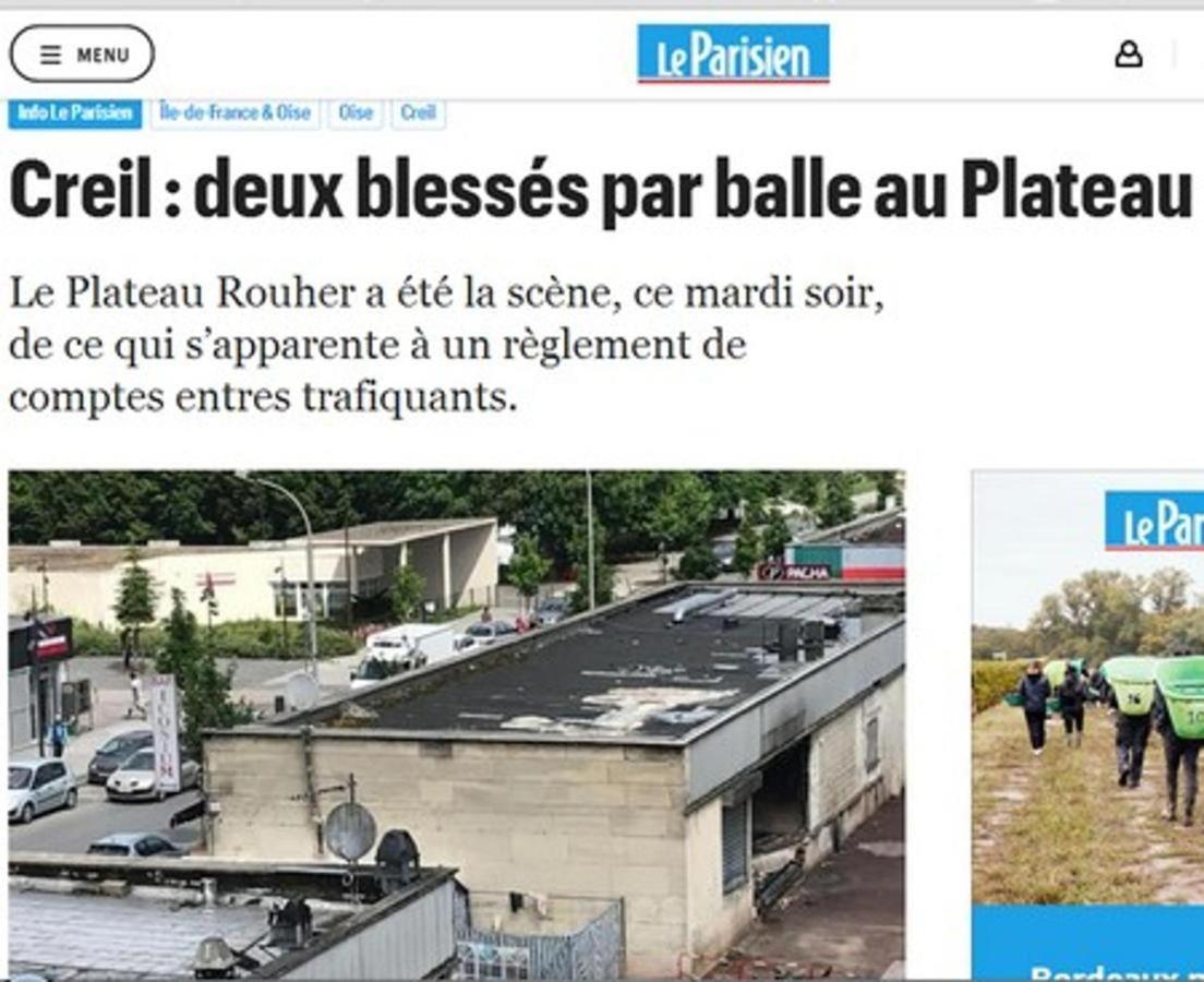 Chambres Meublees Chez L'Habitant Dans Appartement Proche Gare Sncf Creil Exterior foto